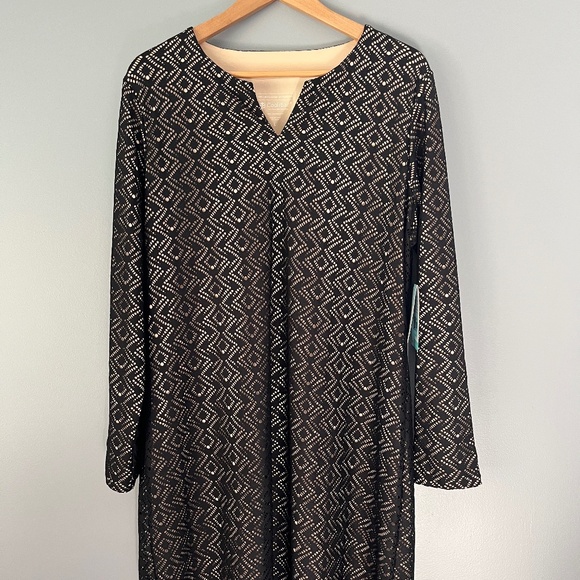 Coolibar Black Tunic Dress Women's Large - Picture 2 of 12